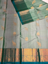 Blue Pure Vintage Kanchipuram Silk saree - PPURE112