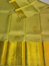 Pastal green Pure Kanchipuram Silk saree - PPURE133
