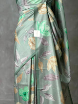 Soft tusser silk saree: PBR54AD1