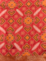 Off white Chanderi Silk cotton saree- PBR60JB