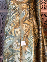 Fern Green tusser saree- PBR31T2A