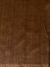 Sandal and Chicku Tusser saree- PBR31T2G