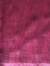 Sandal and Maroon Tusser saree- PBR31T2E