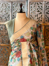 Pure tusser silk saree - PBRT2AC