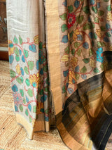 Pure tusser silk saree - PBRT2AC