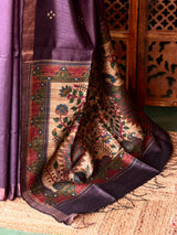 Pure tusser silk saree - PBRT2AA