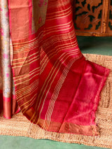 Pure tusser silk saree - PBRT2AD