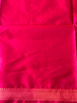 Orange Chanderi saree - PBR66H