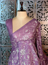 Dark Mauve Kotta silk saree - PBR70B