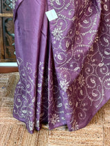 Dark Mauve Kotta silk saree - PBR70B