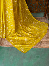 Yellow Kotta silk saree - PBR70