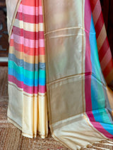 Sandal soft banarasi silk saree - PIH90A