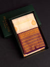 Sandal and Violet Semi kanchipuram silk saree- PSSR344