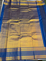 Blue Semi kanchipuram silk saree- PSSR346