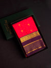 Rani Pink And Violet Semi kanchipuram silk saree- PSSR347