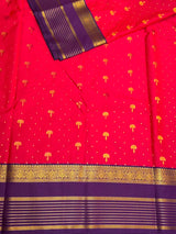 Rani Pink And Violet Semi kanchipuram silk saree- PSSR347