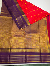 Rani Pink And Violet Semi kanchipuram silk saree- PSSR347