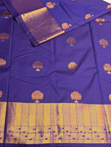 Blue Semi kanchipuram silk saree- PSSR352
