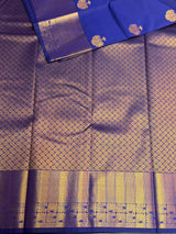 Blue Semi kanchipuram silk saree- PSSR352