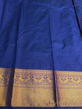Blue Semi kanchipuram silk saree- PSSR339