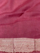 Pink Banarasi Gerogette saree - PBRHS1E
