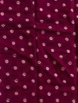 Deep maroon georgette saree - PBRVT2B