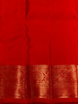 Yellow and Red Pure Vintage Kanchipuram Silk saree - PPUREN8