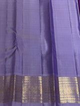 Violet and lavender Pure Vintage Kanchipuram Silk saree - PPUREN9
