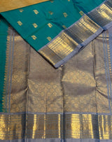 Blue Pure Vintage Kanchipuram Silk saree - PPUREN11