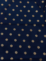 Blue viscose georgette saree - PBRVT2D