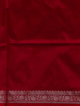 Rani Pink and Red Silk saree - PBRZU2A