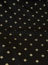 Black viscose georgette saree - PBRVT3B