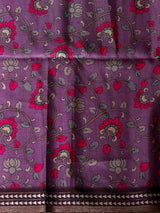 Deep Purple semi tusser saree - PBRBAL3C