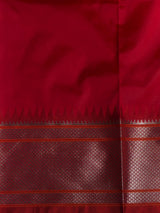 Onion Pink and Red Silk saree - PBRZU6B
