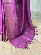 Mauve Shade Pure Viscose Silk Saree - PBRATH1D