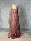 Chanderi unstitched salwar set: PBRUS45