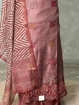 Chanderi unstitched salwar set: PBRUS20