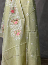Linen unstitched salwar set: PBRUS36