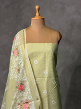 Linen unstitched salwar set: PBRUS36