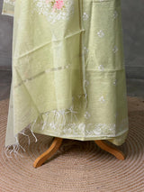 Linen unstitched salwar set: PBRUS36