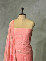 Chanderi unstitched salwar set: PBRUS43