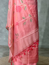 Chanderi unstitched salwar set: PBRUS43