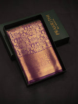 Purple Tissue Kanchipuram saree- PBRIDEK1