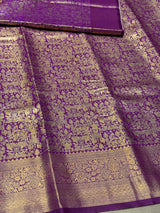 Purple Tissue Kanchipuram saree- PBRIDEK1