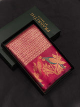 Rani Pink Tissue Kanchipuram saree- PBRIDEK4