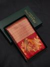 Maroon Red Tissue Kanchipuram saree- PBRIDEK4C