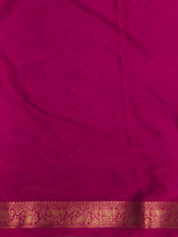 Magenta Semi mysore crepe Silk Saree - PBRMJ3E