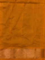 Red and Yellow Handloom silk cotton saree - PBRMH2