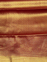 Red Tissue Kanchipuram saree- PBRIDEK12