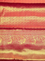 Rani Pink Tissue Kanchipuram saree- PBRIDEK16